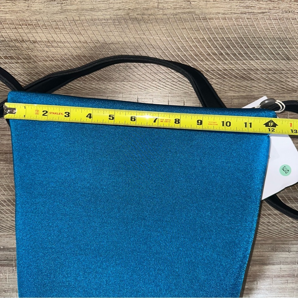 NWT Save My Bag T-Oilvia tote bag Metallics Blu Fondale - Picture 13 of 16